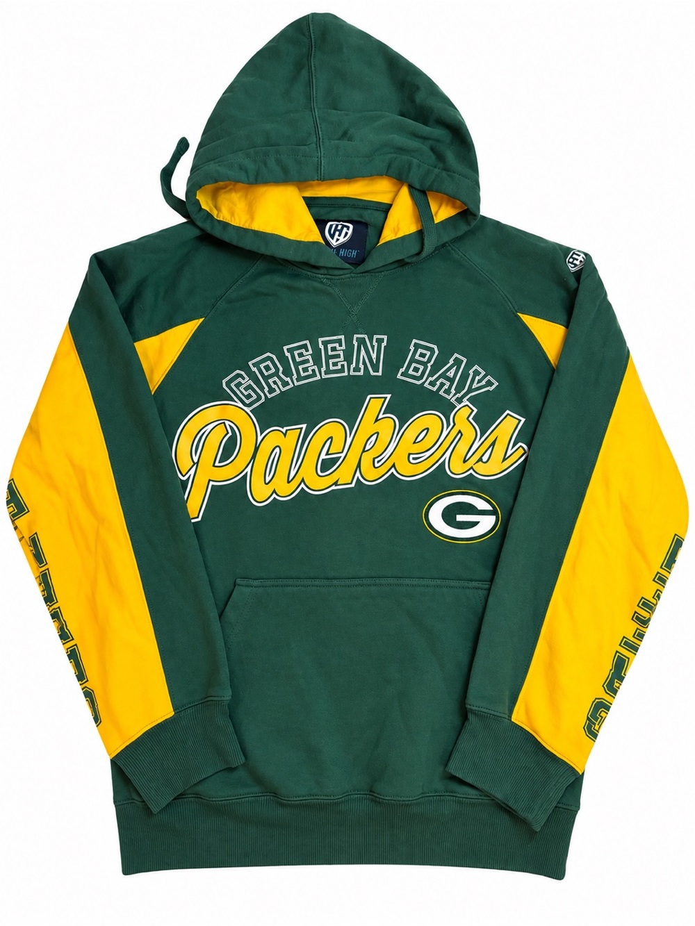 Green Bay Packers Green & Gold Pullover Hoodie